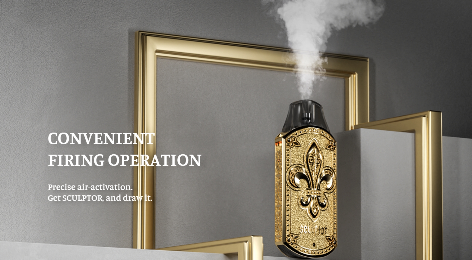 UWELL SCULPTOR Pod-systeem – Goud: Een Statement van Stijl en Prestaties