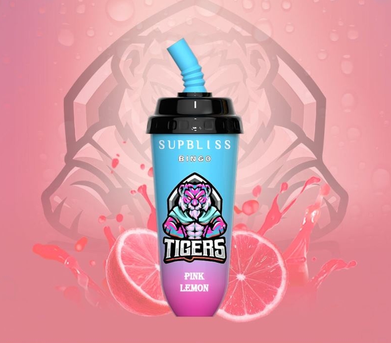 RandM Supbliss Bingo 8000 Vape Pod-apparaat – Roze Citroen: De Nieuwe Sensatie voor de Nederlandse Dampers