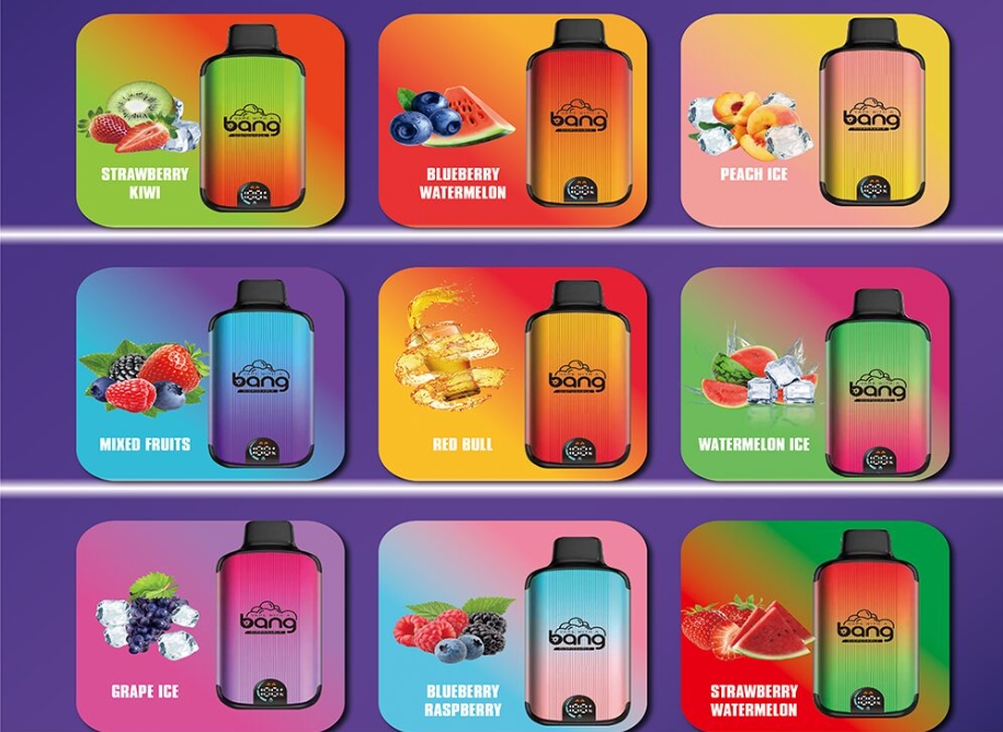 Bang Vape Digital Smart Screen 20000 Puffs Vape - Grape Ice: Innovatie en Verfrissing in één
