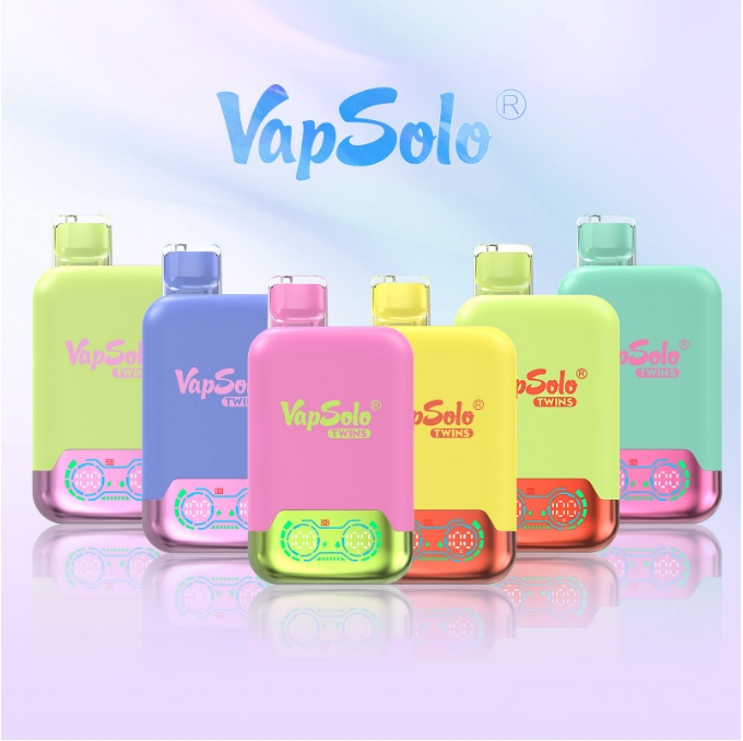 VapSolo TWINS 20000 Puffs Vape – blauwe razz limonade en citroenlimoen: Twee smaken, één meesterwerk voor de Nederlandse dampbeleving