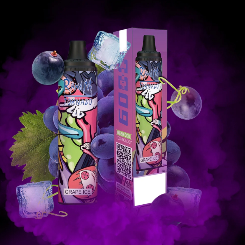 RandM Tornado 6000 Puffs Vape - druiven ijs: Een Koele Wending in de Nederlandse Vapescene van 2025
