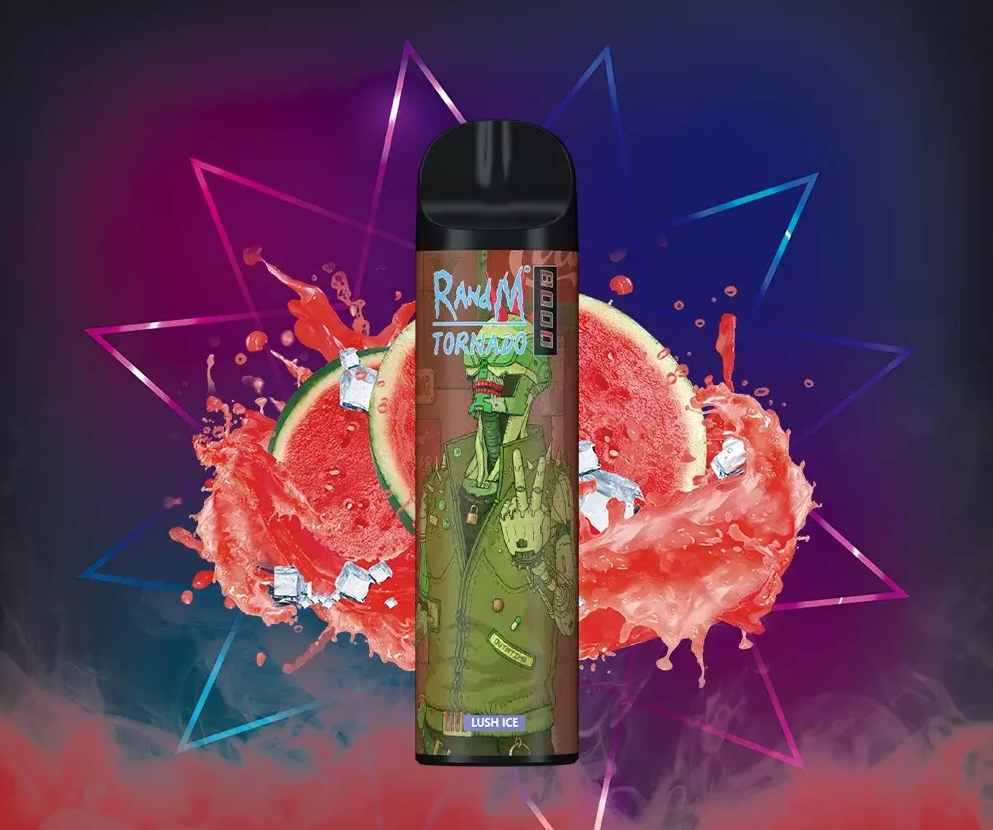 RandM Tornado 8000 Puffs Vape - Weelderig IJs: Een Zinvolle Verwennerij voor de Nederlandse Liefhebber