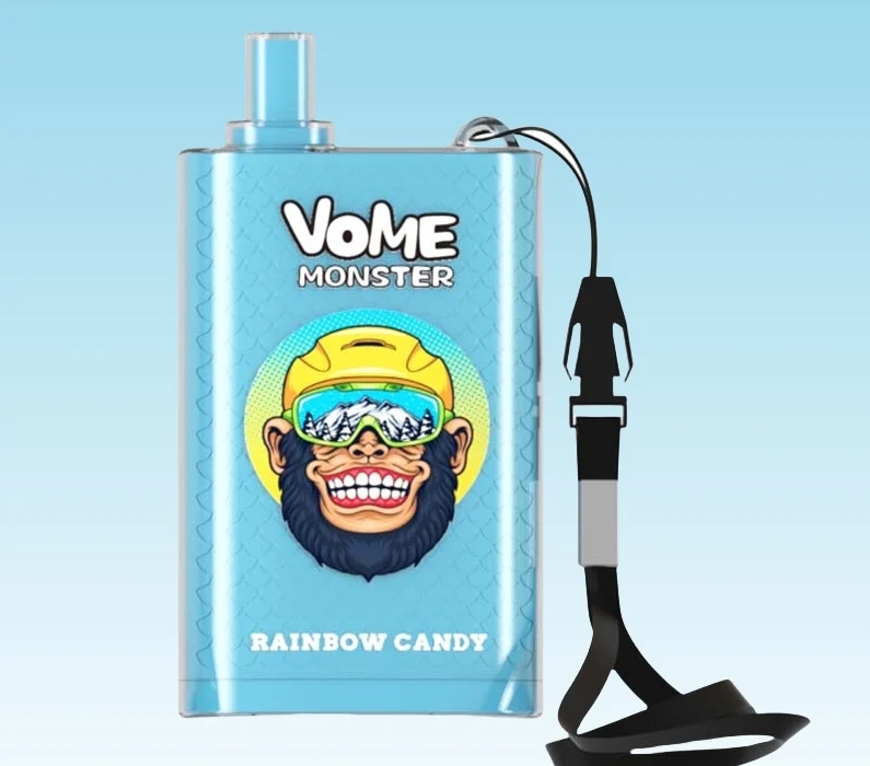 RandM Vome Monster 10000 Puffs Vape - Regenboog Snoep: Een Vuurwerk van Vrolijkheid voor je Smaakpapillen