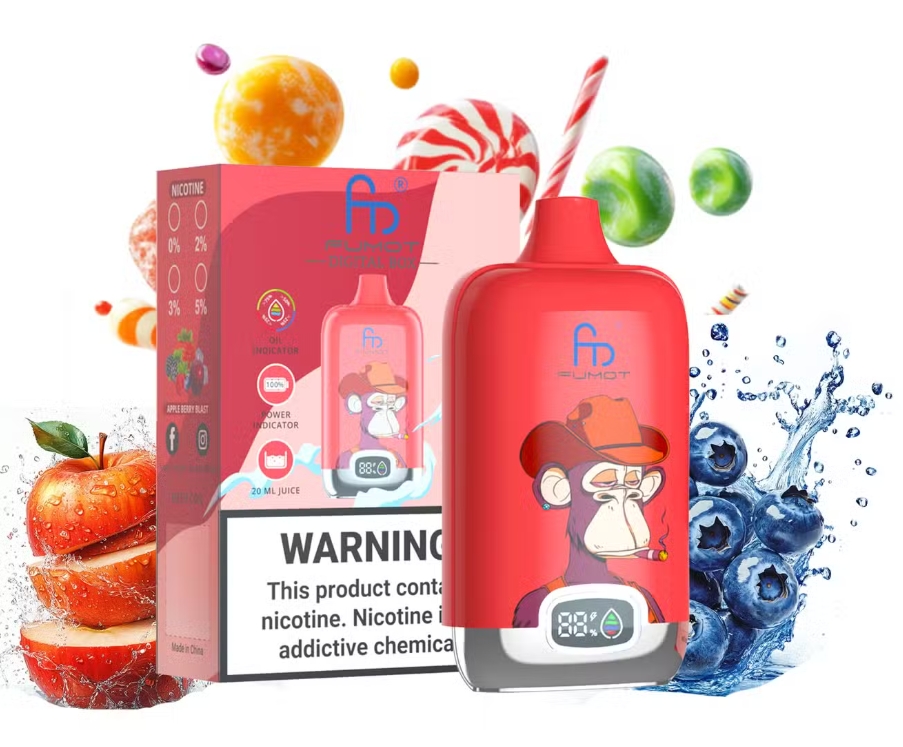 Fumot Digital Box 12000 Puffs Vape – appel bes explosie: een zintuiglijke revolutie in smaak en technologie