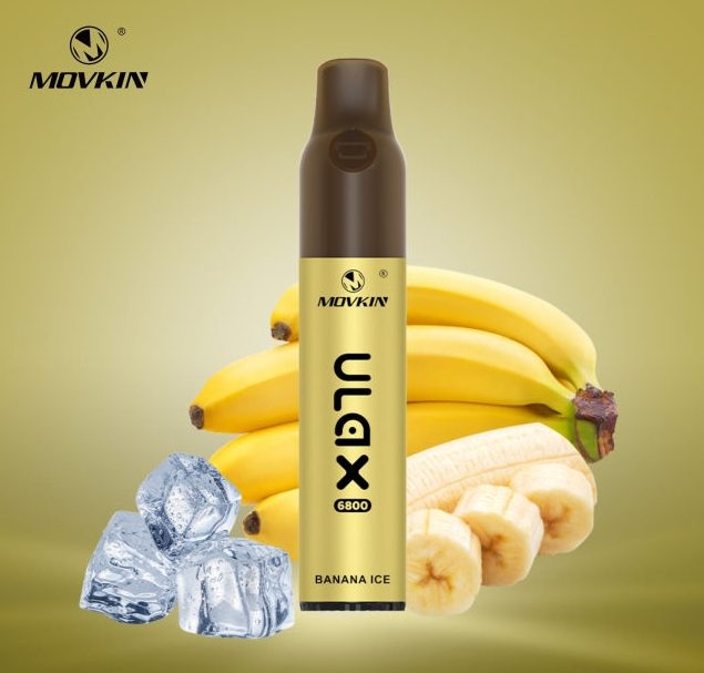 Fumot Movkin Ulax 6800 Puffs Vape - Bananen IJs: Een romige revolutie in de vape-wereld
